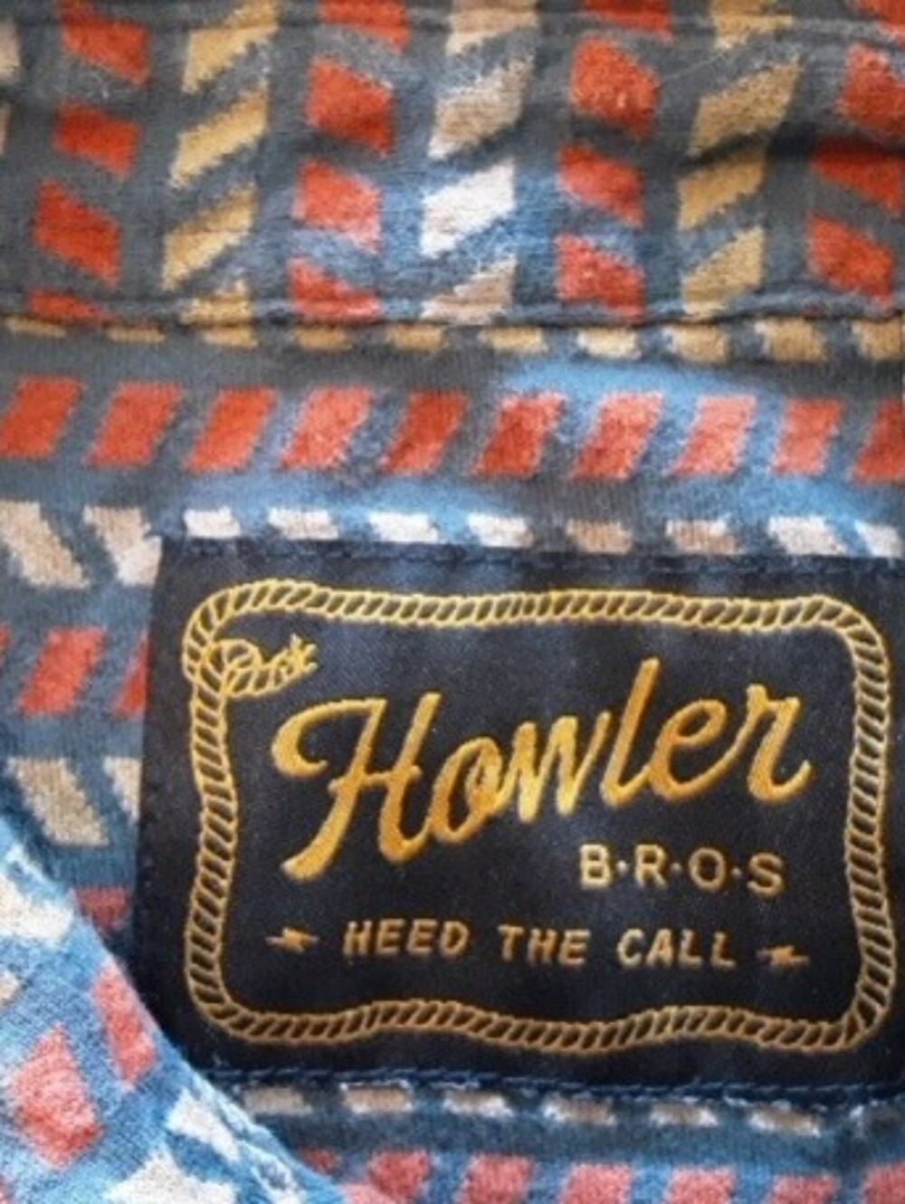 Howler Brothers-Ranchero Polo-Dark Slate-Sz Medium-Pearl Snap Western Shirt - Picture 3 of 12